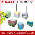 colourful creative writing paper memo cube with pen hole reliable supplier low price